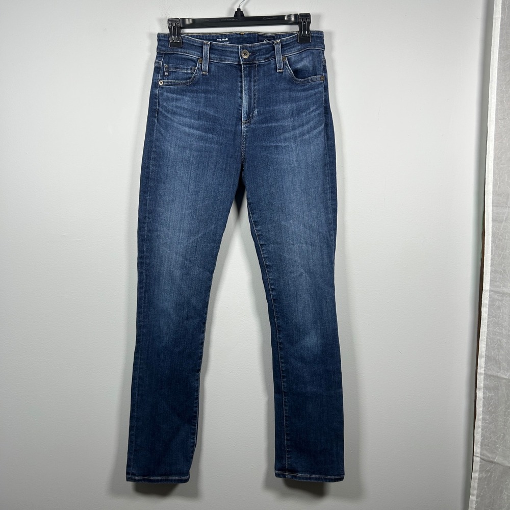AG Adriano Goldschmied The Mari Jeans Women's 28R High Rise Straight Leg Casual